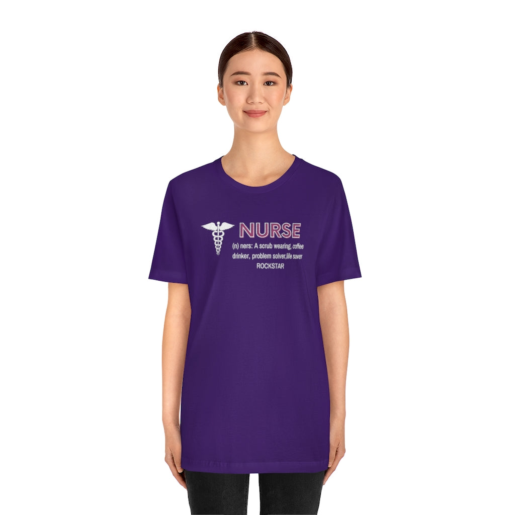 Nurse Unisex Jersey Short Sleeve Shirt | Nurse Summer Tee | Gift for Nurses.