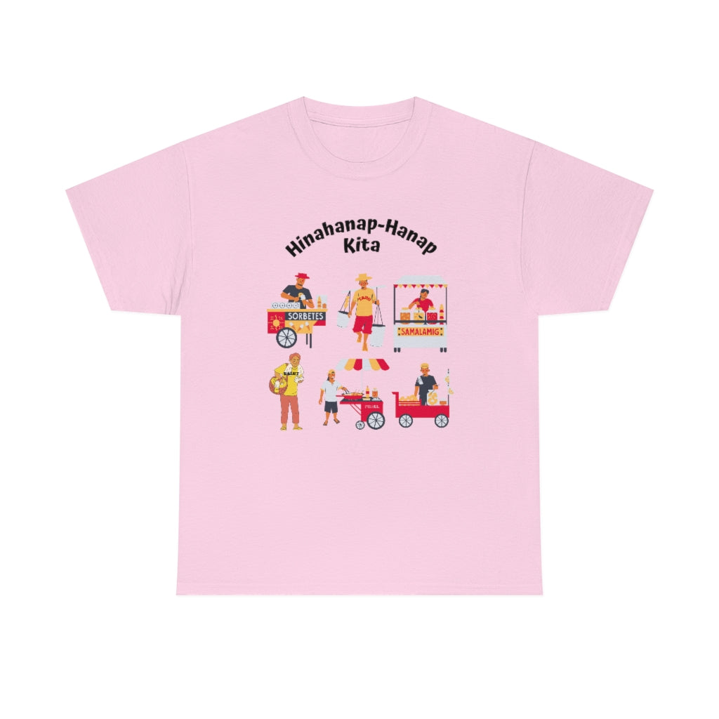 Philippines Hinahanap-hanap Kita Street Foods Unisex Heavy Cotton Shirt (LIght Colors)