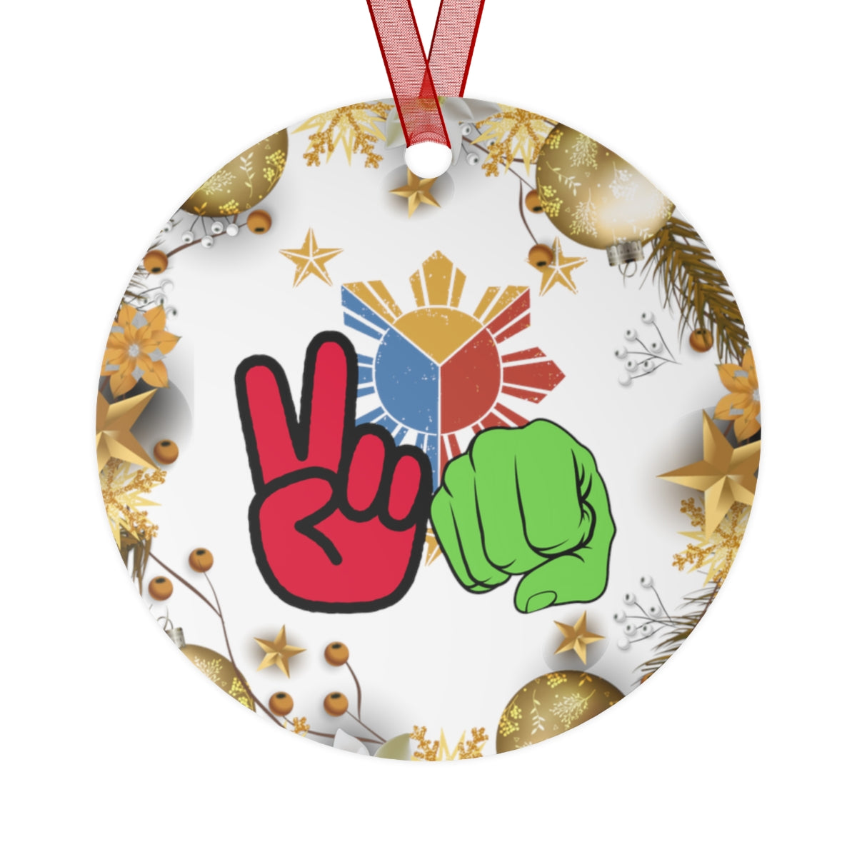 Philippines Filipino BBM Sarah Christmas tree Ornaments |