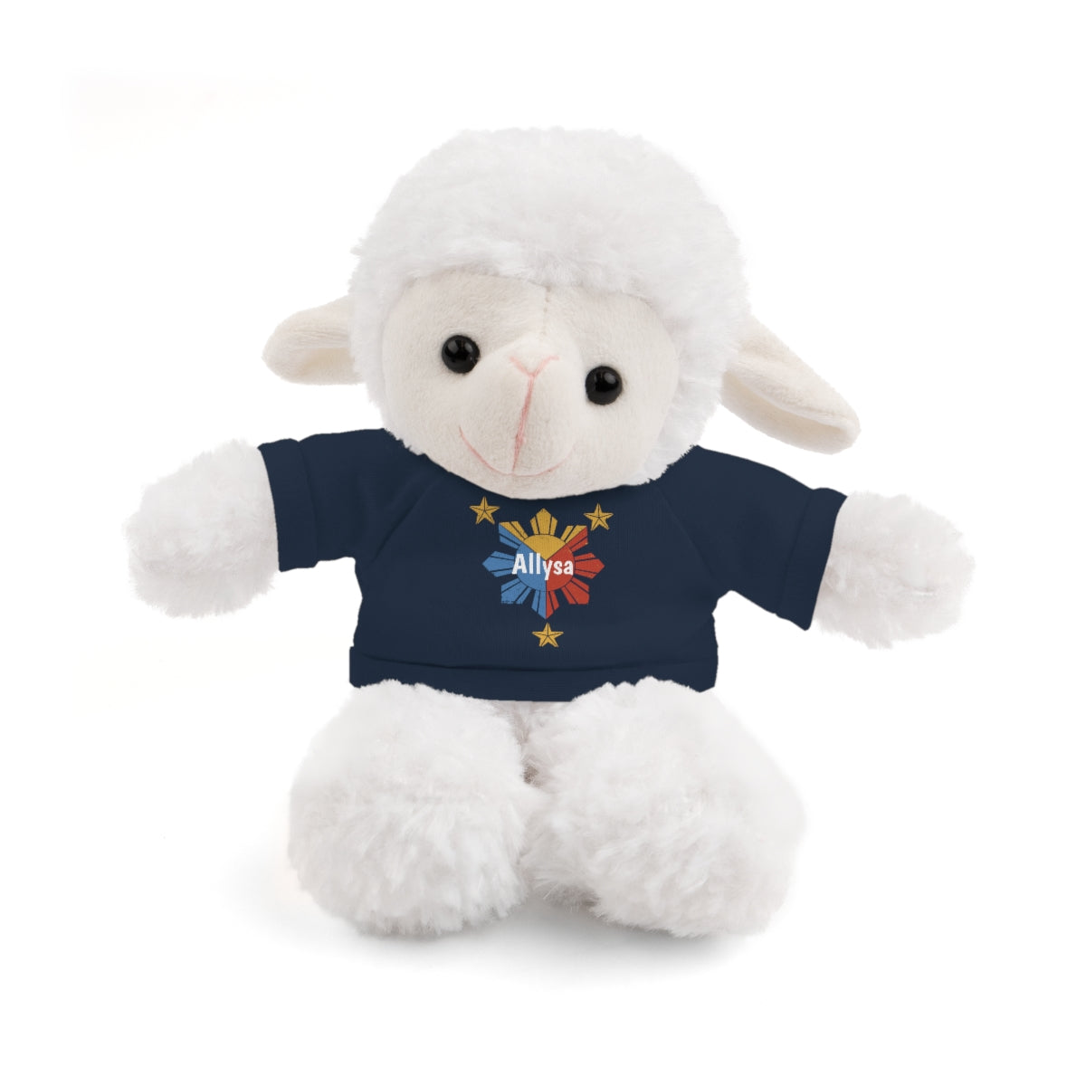 Personalized Filipino Stuffed Animal Toy with Tee | Philippine Star and Sun | Gift for kids and adults | Holiday Gifting idea