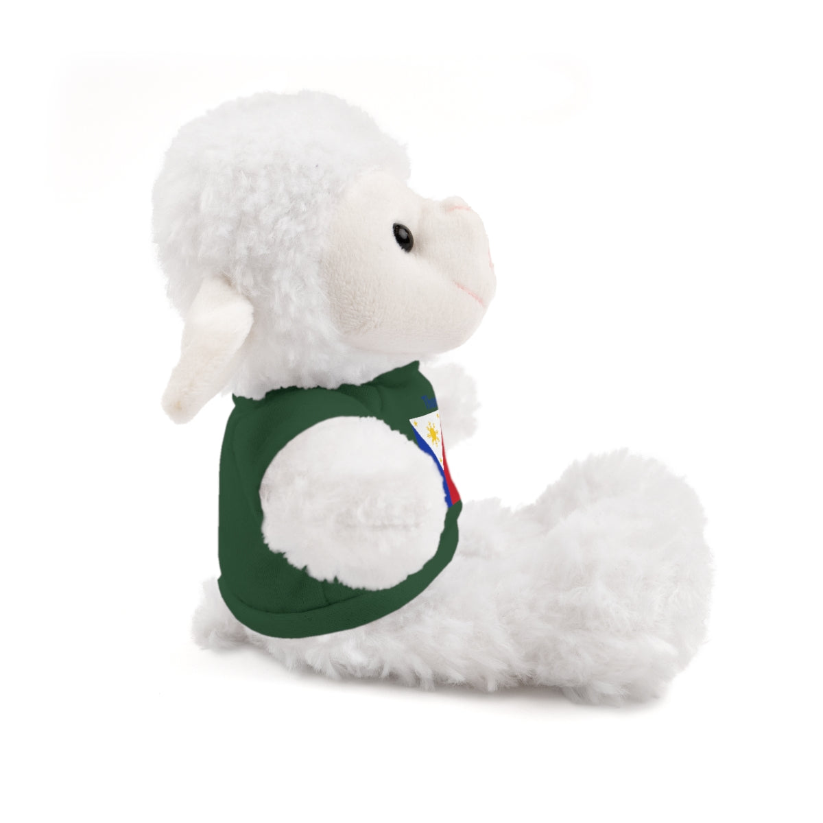 Personalized Filipino Stuffed Animal Toy with Tee | Philippines & UK Flag | Gift for kids and adults | Holiday Gifting idea