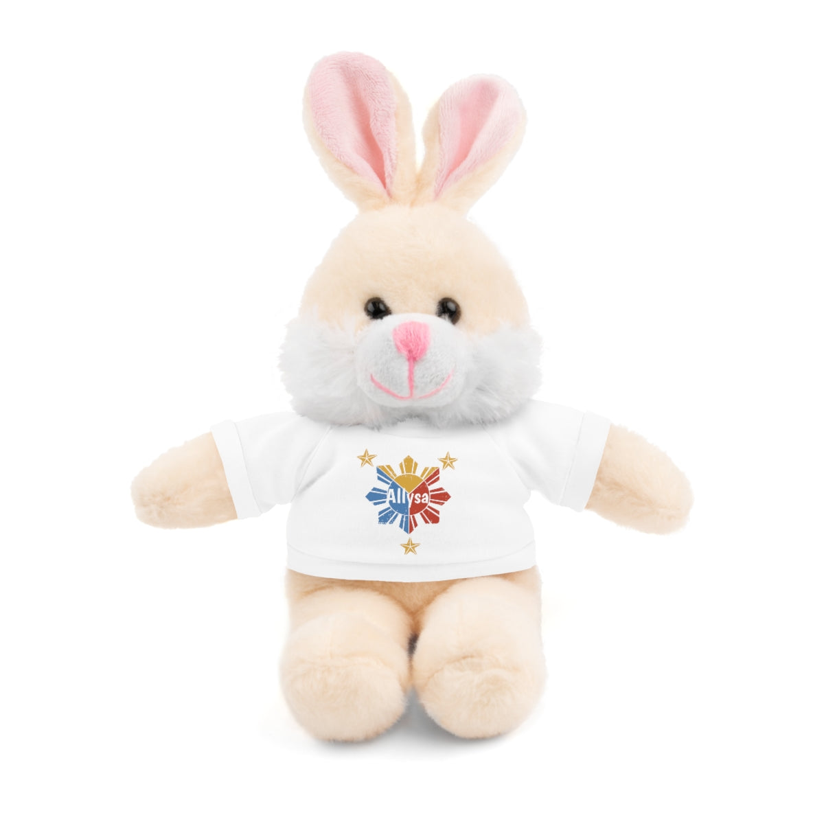 Personalized Filipino Stuffed Animal Toy with Tee | Philippine Star and Sun | Gift for kids and adults | Holiday Gifting idea