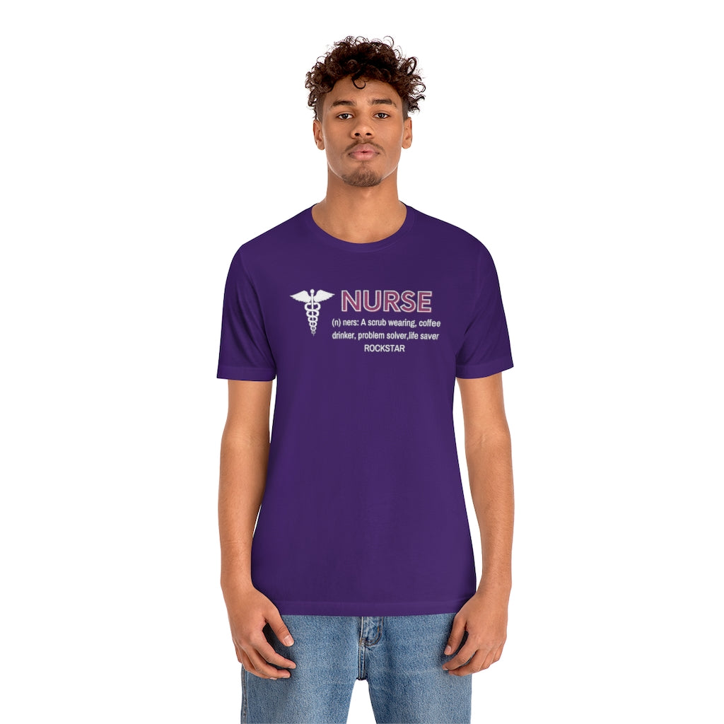 Nurse Unisex Jersey Short Sleeve Shirt | Nurse Summer Tee | Gift for Nurses.