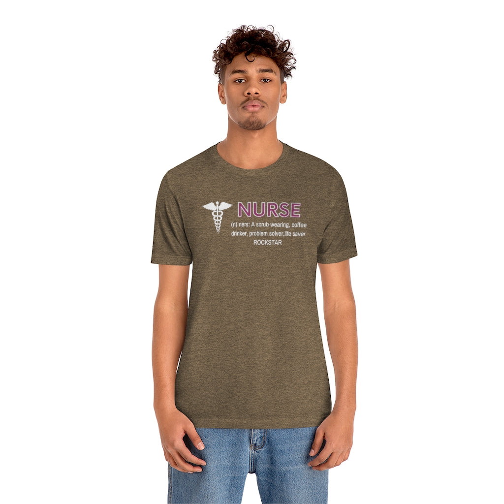 Nurse Unisex Jersey Short Sleeve Shirt | Nurse Summer Tee | Gift for Nurses.