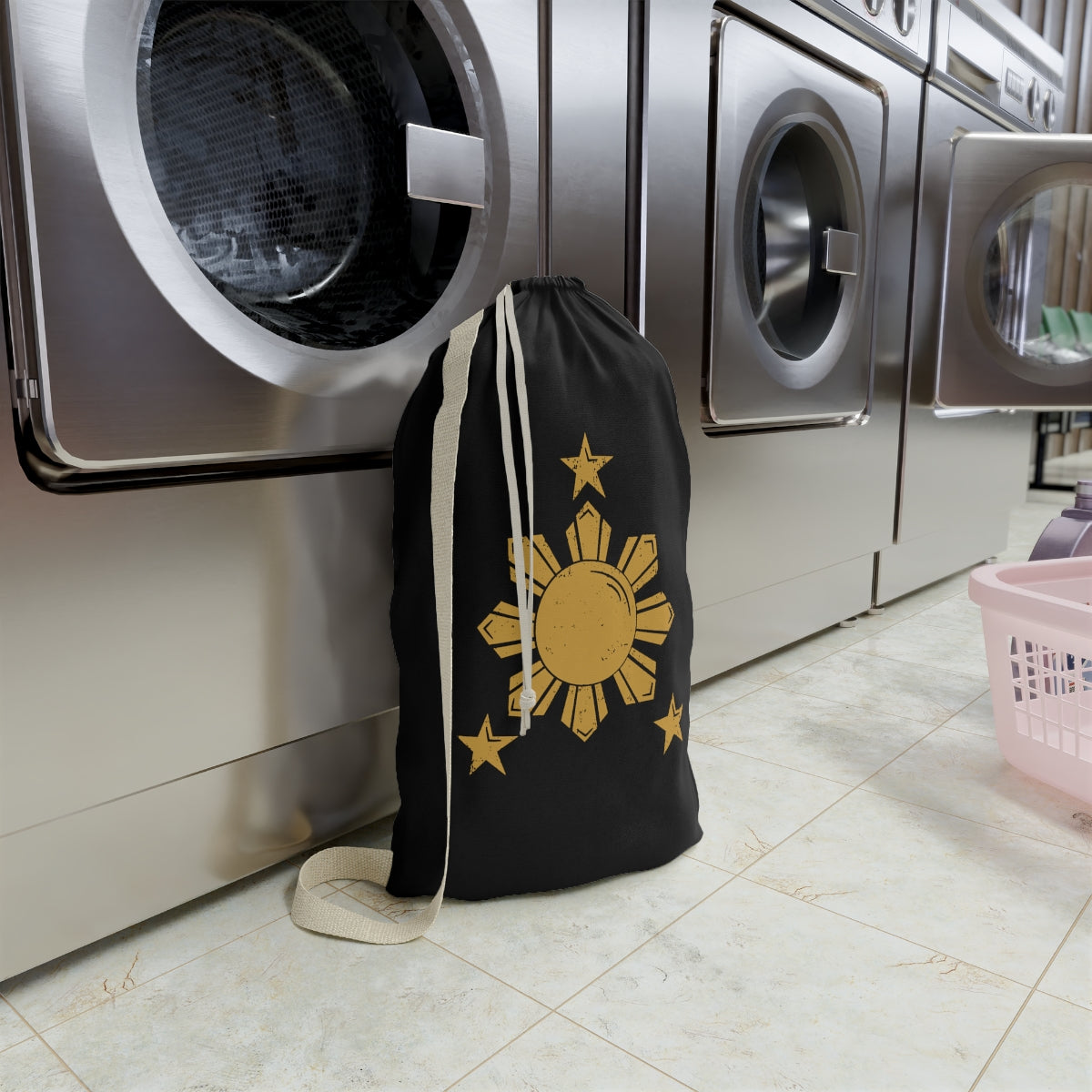 Personalized College Dorm Laundry Bag | Philippines Sun and Star Customizable Laundry bag ,