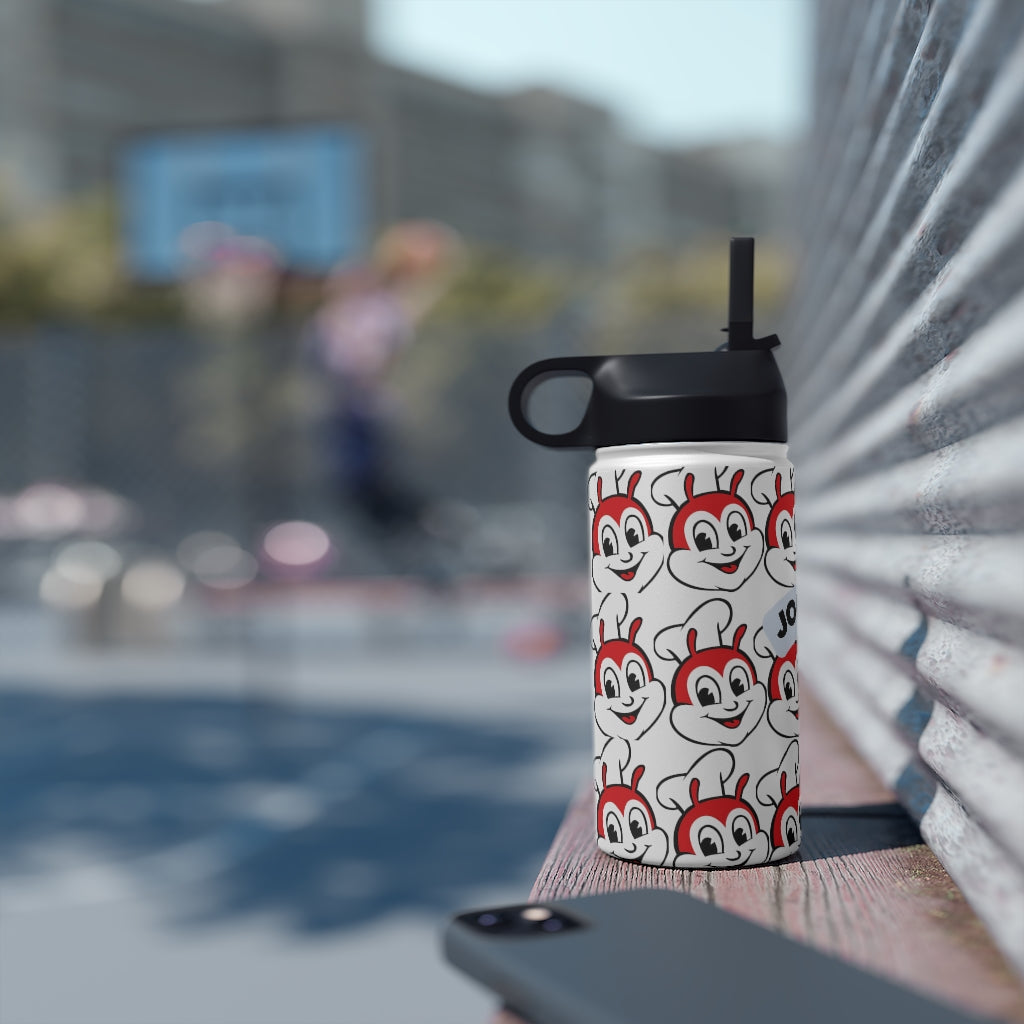 Personalized Philippines Jollibee Stainless Steel Water Bottle, Standard Lid