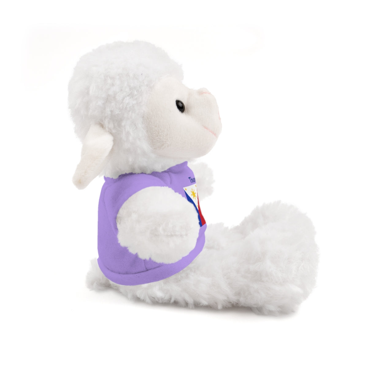 Personalized Filipino Stuffed Animal Toy with Tee | Philippines & UK Flag | Gift for kids and adults | Holiday Gifting idea