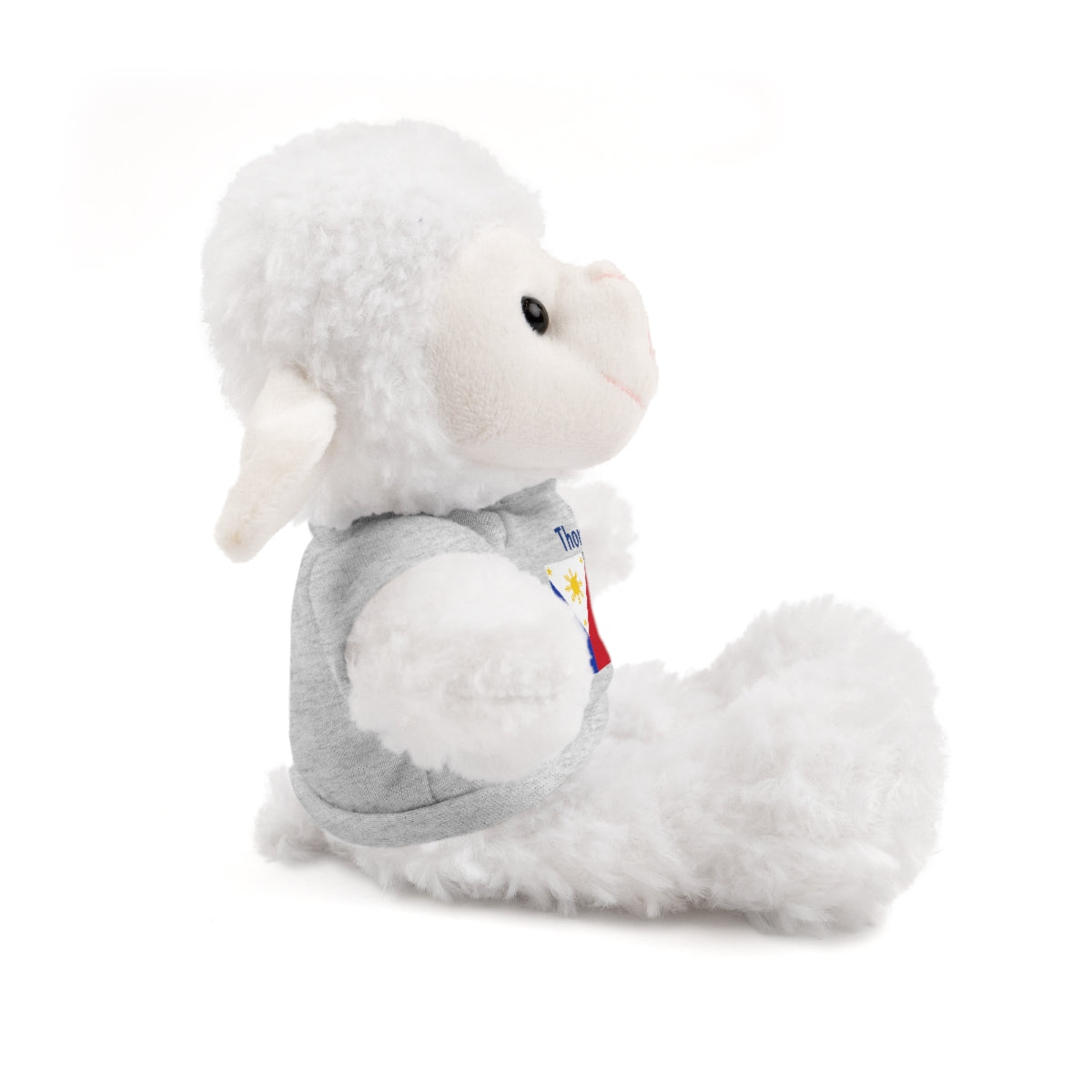 Personalized Filipino Stuffed Animal Toy with Tee | Philippines and USA Flag | Gift for kids and adults | Holiday Gifting