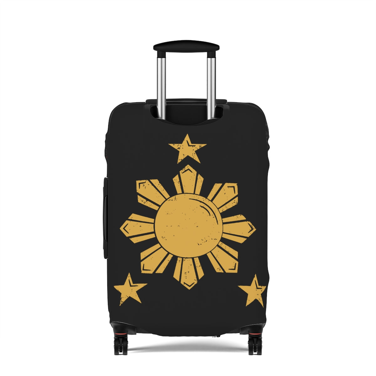 Vegan Vegitarian Luggage Cover | personalized Suitcase Protector | Crisply Printed , Washable.