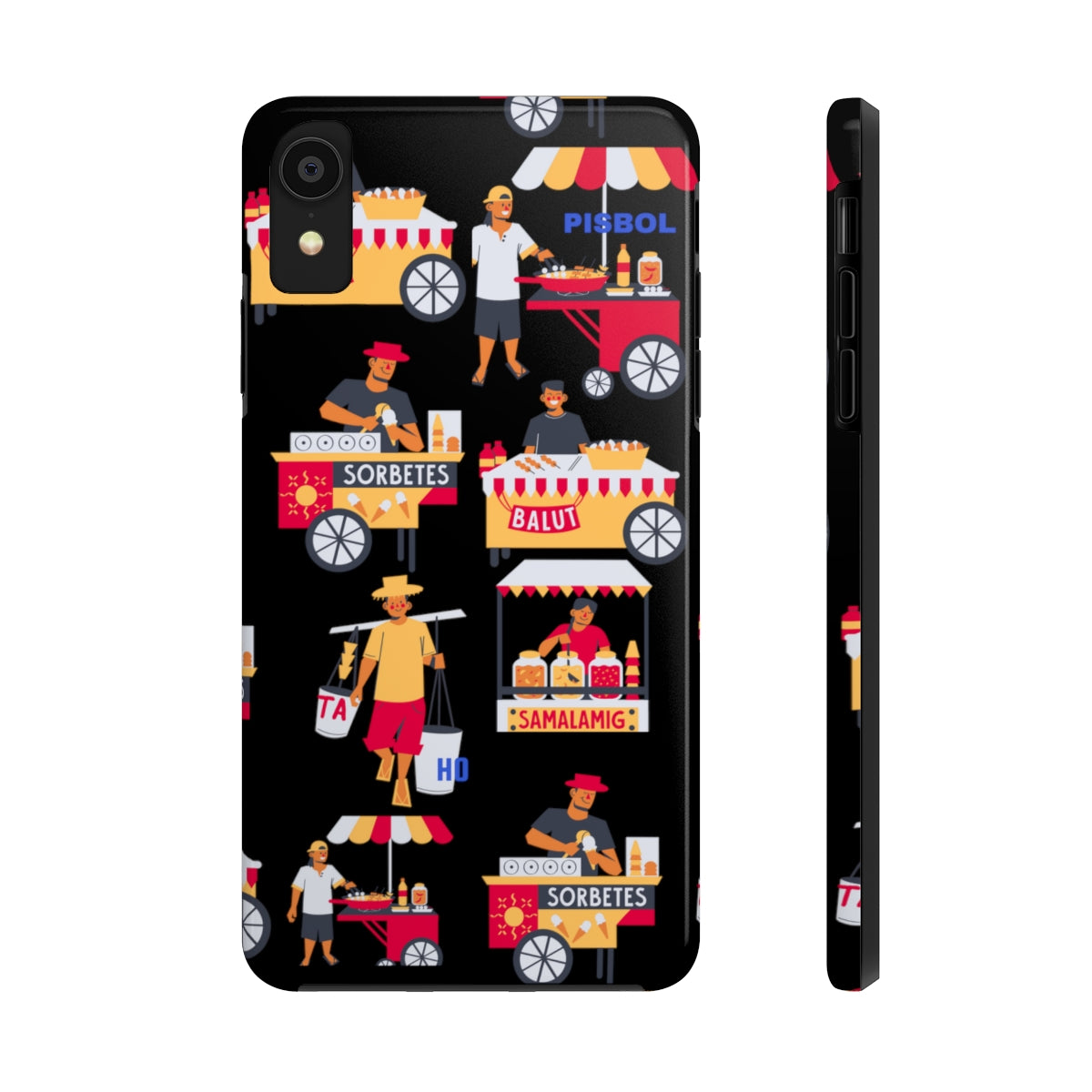 Philippine Street Food Theme Tough Phone Cases, Case-Mate, Unique phone Case | Filipino Gifting Idea | Stocking Stuffers