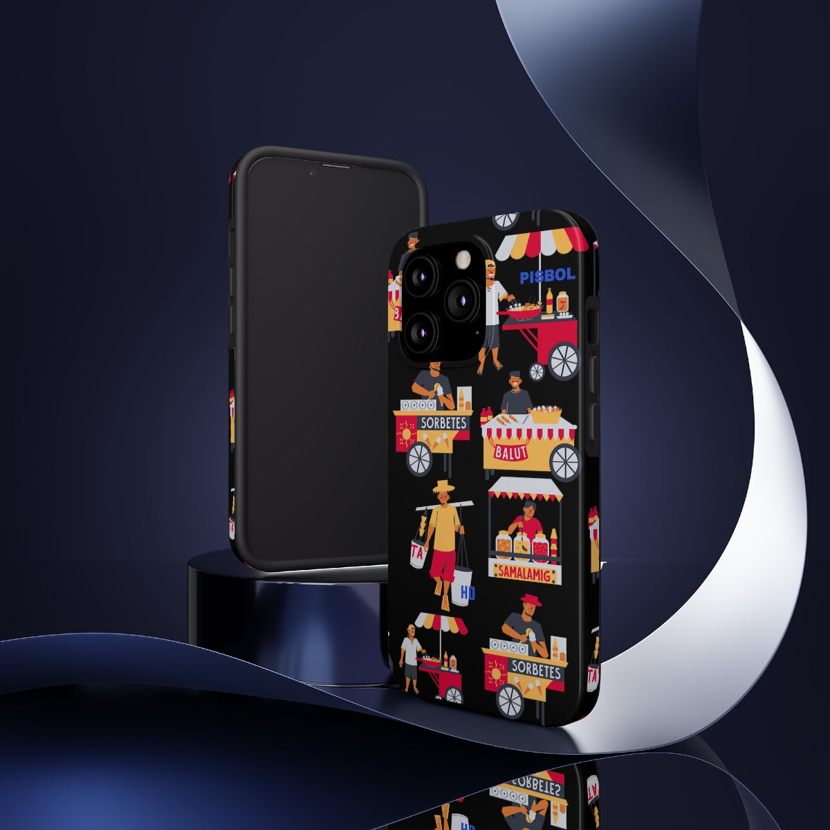 Philippine Street Food Theme Tough Phone Cases, Case-Mate, Unique phone Case | Filipino Gifting Idea | Stocking Stuffers