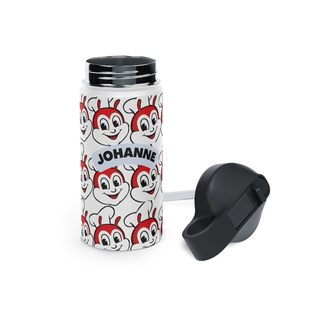 Personalized Philippines Jollibee Stainless Steel Water Bottle, Standard Lid