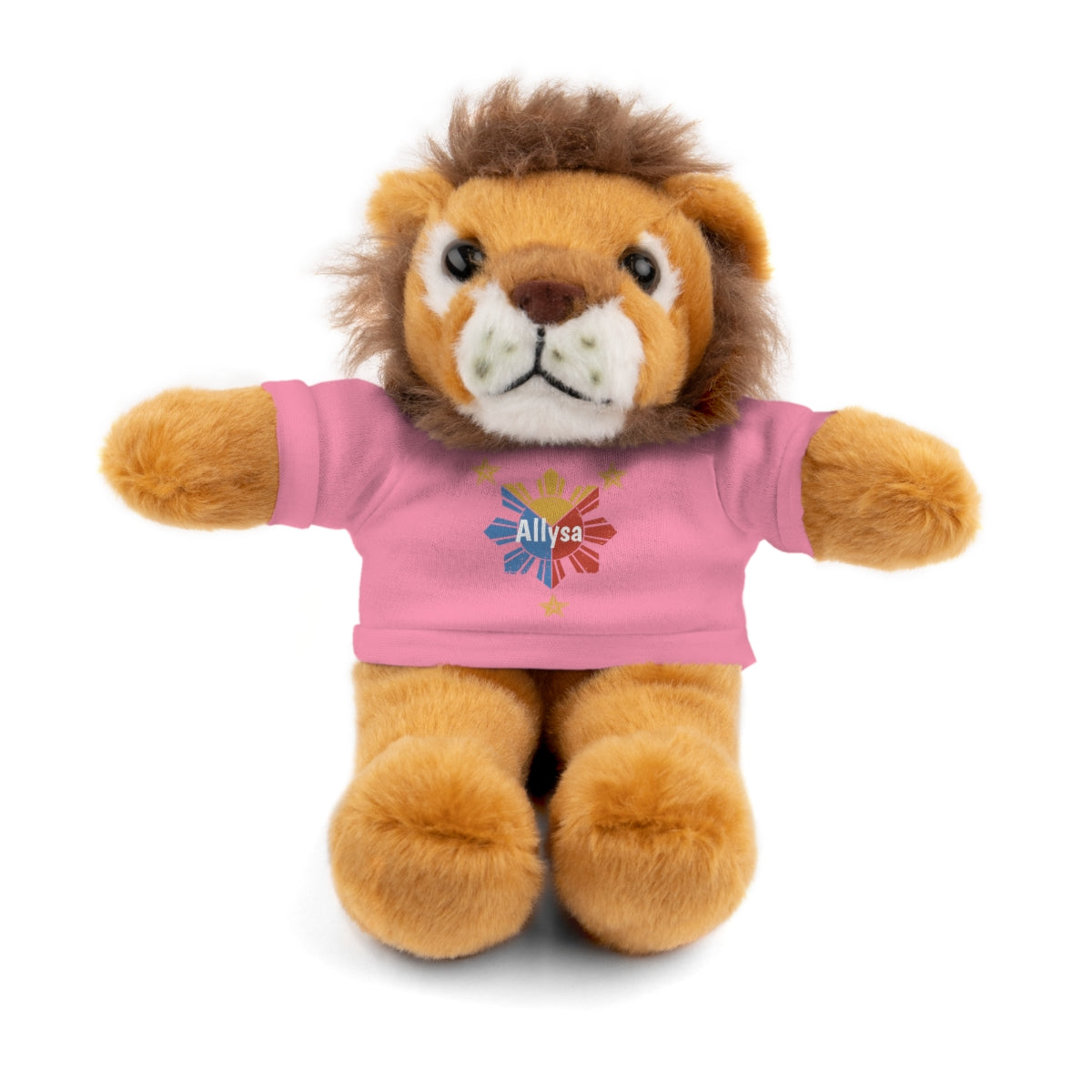 Personalized Filipino Stuffed Animal Toy with Tee | Philippine Star and Sun | Gift for kids and adults | Holiday Gifting idea