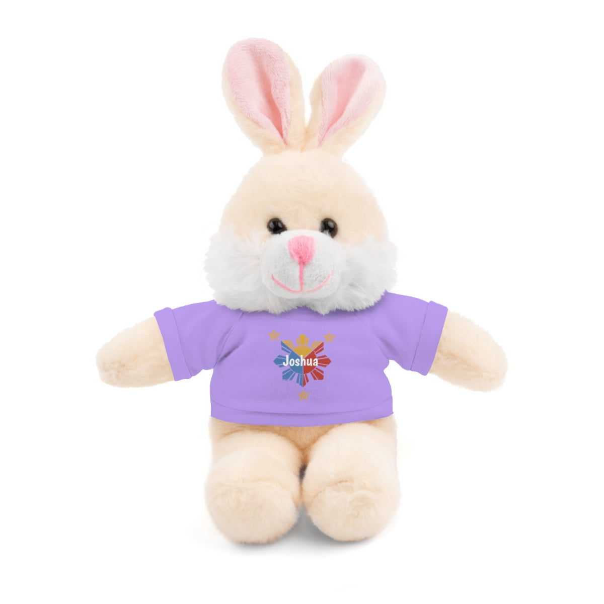 Personalized Filipino Stuffed Animal Toy with Tee | Philippine Star and Sun | Gift for kids and adults | Holiday Gifting idea