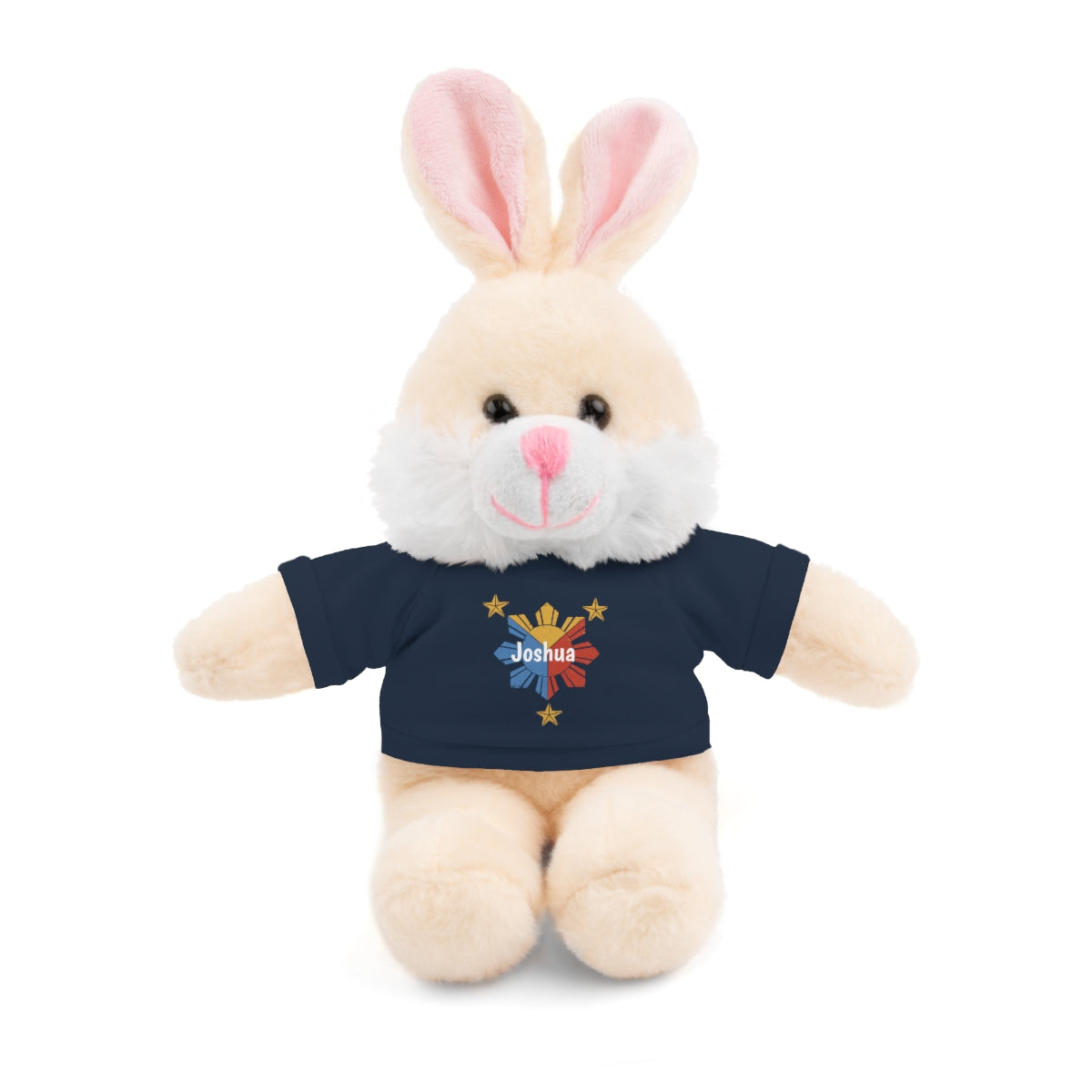 Personalized Filipino Stuffed Animal Toy with Tee | Philippine Star and Sun | Gift for kids and adults | Holiday Gifting idea