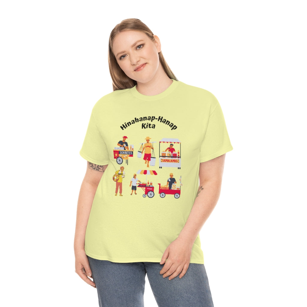 Philippines Hinahanap-hanap Kita Street Foods Unisex Heavy Cotton Shirt (LIght Colors)