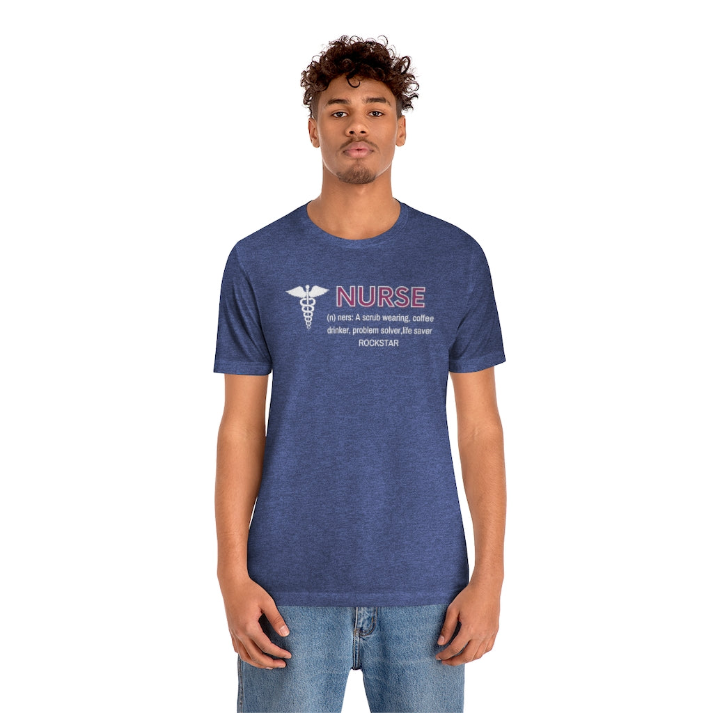 Nurse Unisex Jersey Short Sleeve Shirt | Nurse Summer Tee | Gift for Nurses.