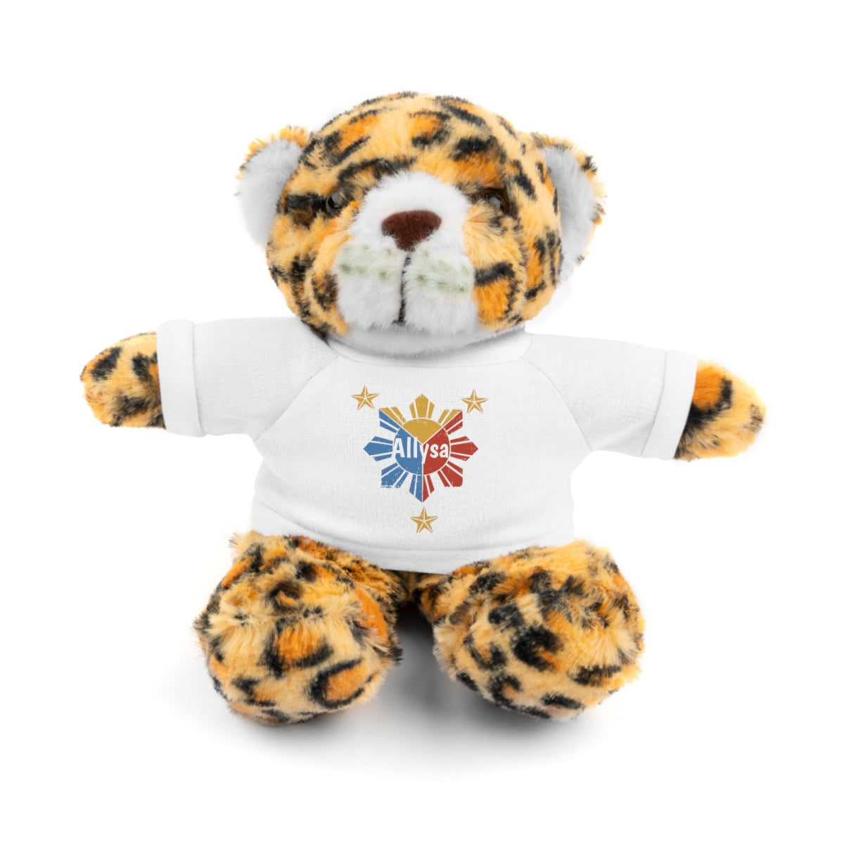 Personalized Filipino Stuffed Animal Toy with Tee | Philippine Star and Sun | Gift for kids and adults | Holiday Gifting idea