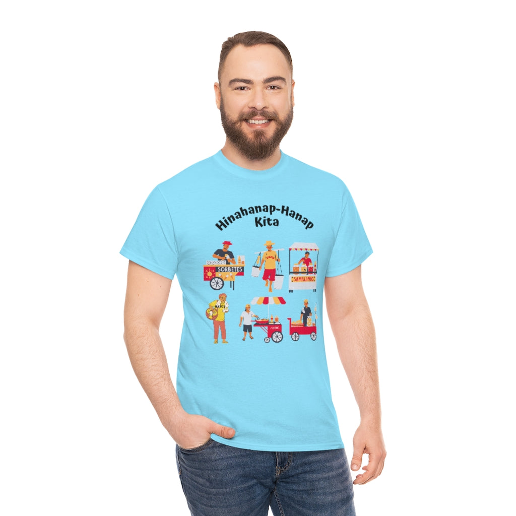 Philippines Hinahanap-hanap Kita Street Foods Unisex Heavy Cotton Shirt (LIght Colors)