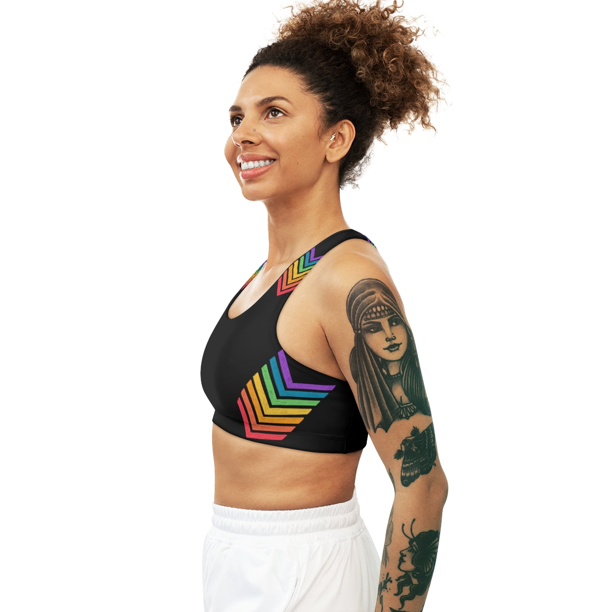 LGBT Pride Seamless Sports Bra | Rainbow Pride Summer Sports Bra