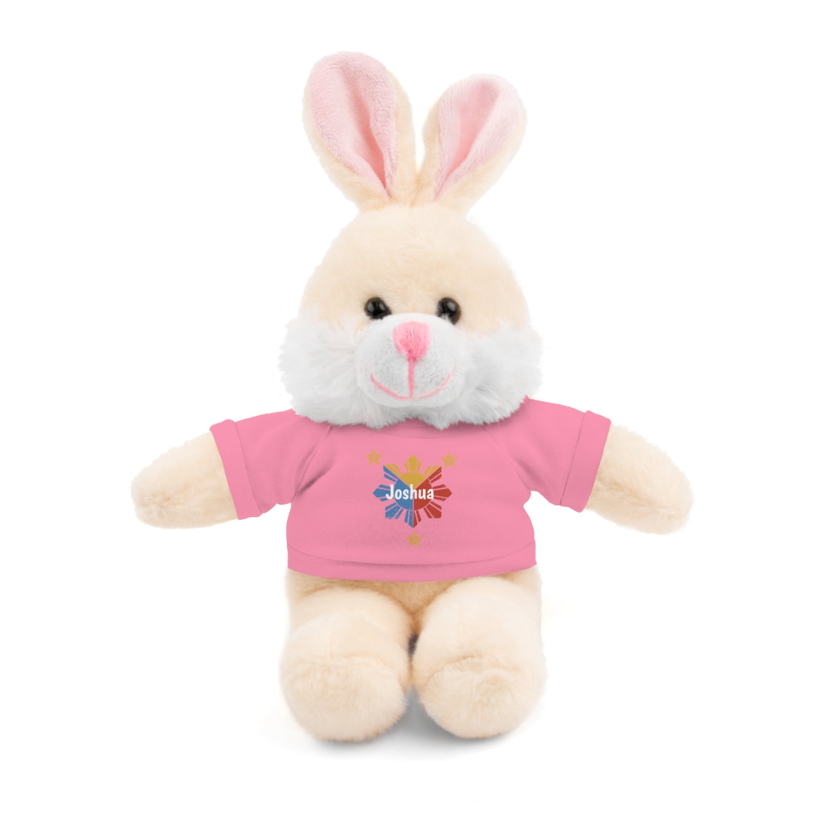 Personalized Filipino Stuffed Animal Toy with Tee | Philippine Star and Sun | Gift for kids and adults | Holiday Gifting idea