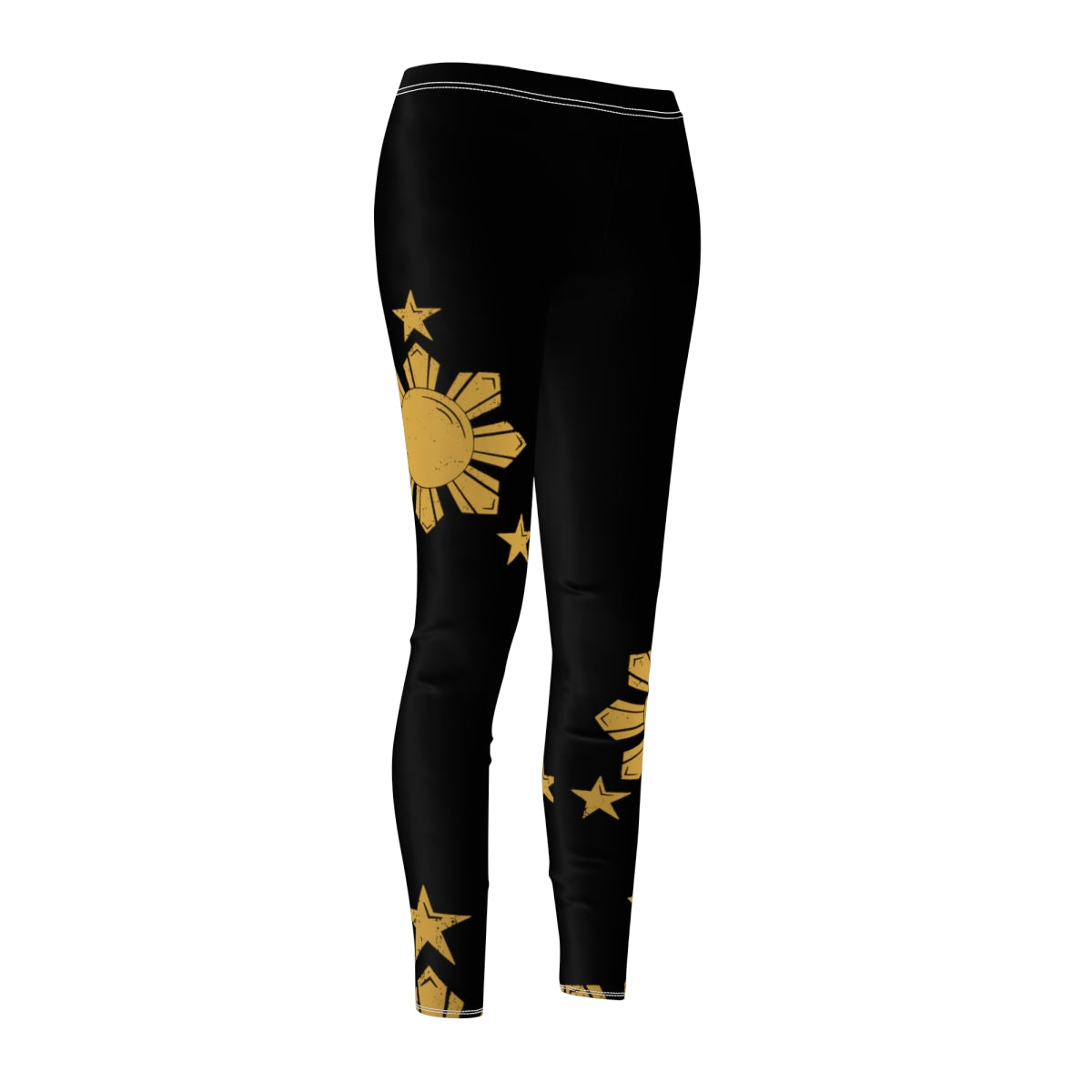 Philippines Filipino Sun and Star Casual Leggings | Filipino Outfit