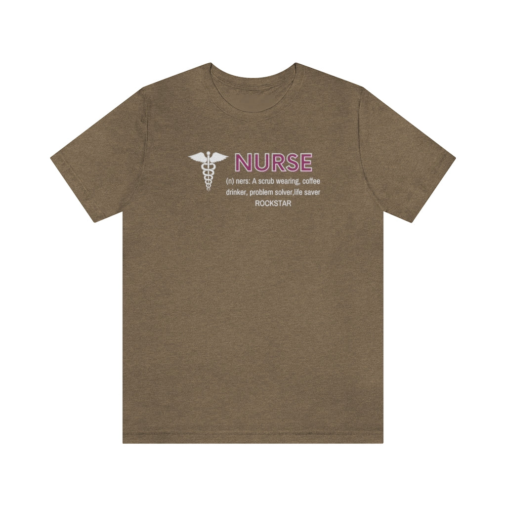 Nurse Unisex Jersey Short Sleeve Shirt | Nurse Summer Tee | Gift for Nurses.