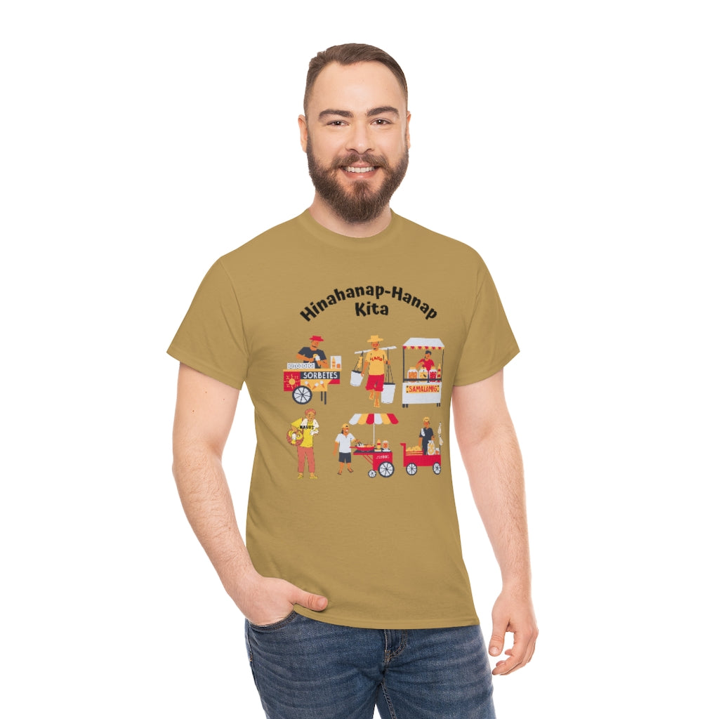 Philippines Hinahanap-hanap Kita Street Foods Unisex Heavy Cotton Shirt (LIght Colors)