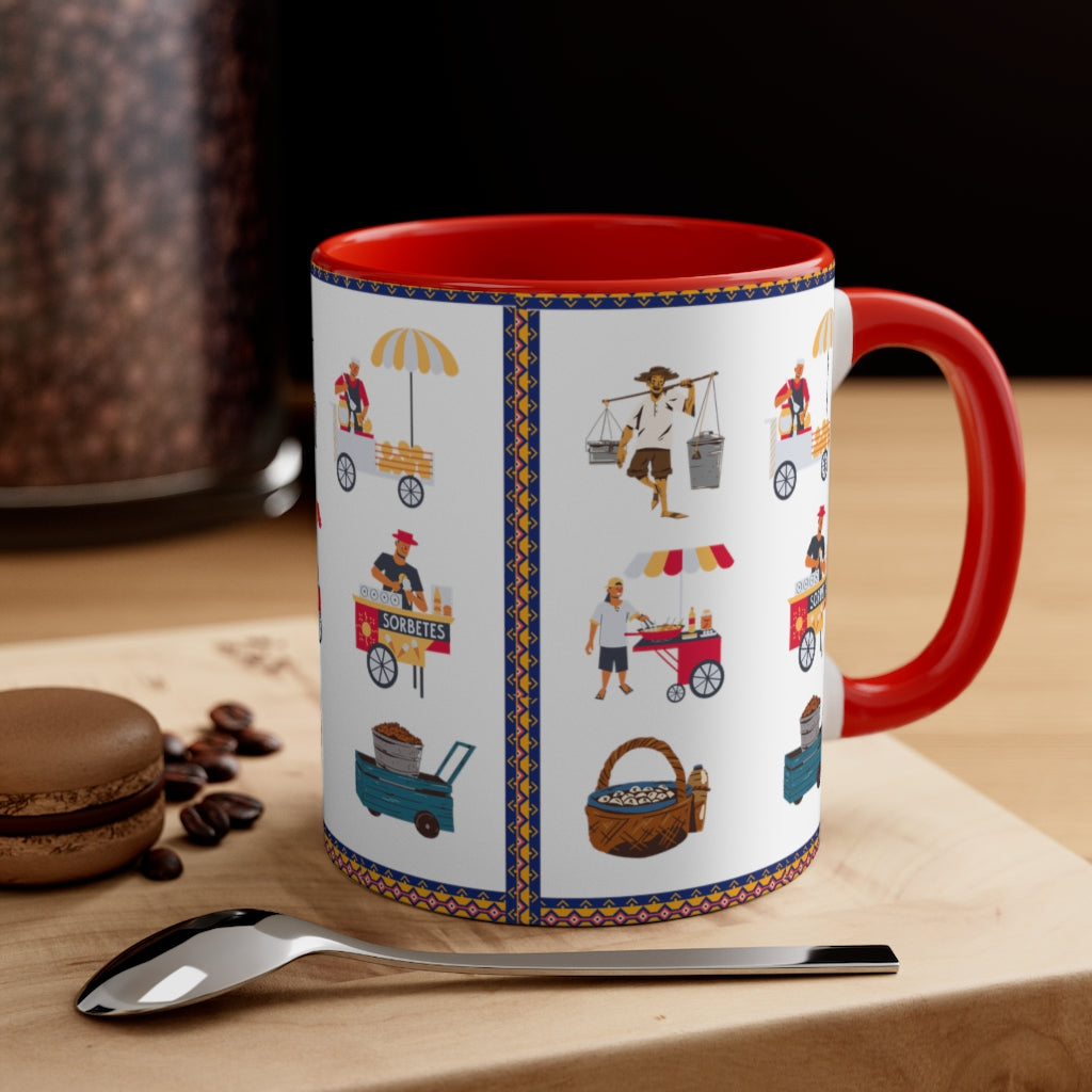 Philippines Filipino Accent Coffee Mug, 11oz | Pinoy coffe mug street food theme | Filipino gifting | Holiday Gifting