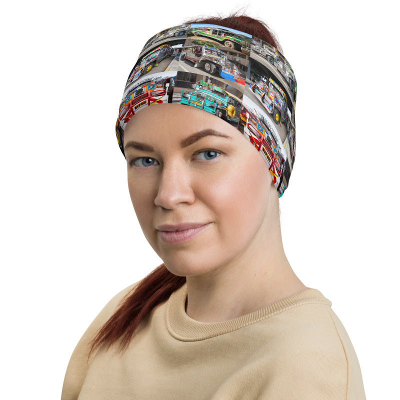 Philippines Jeepney Face Cover & Neck Gaiter in One