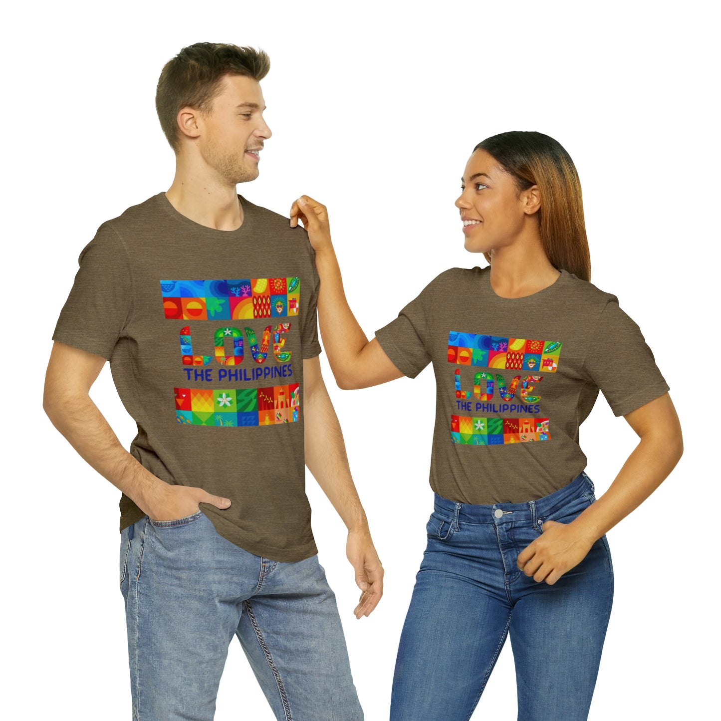 Love the Philippines Shirt , Filipino Shirt, Pinoy Shirt, Philippine Apparel