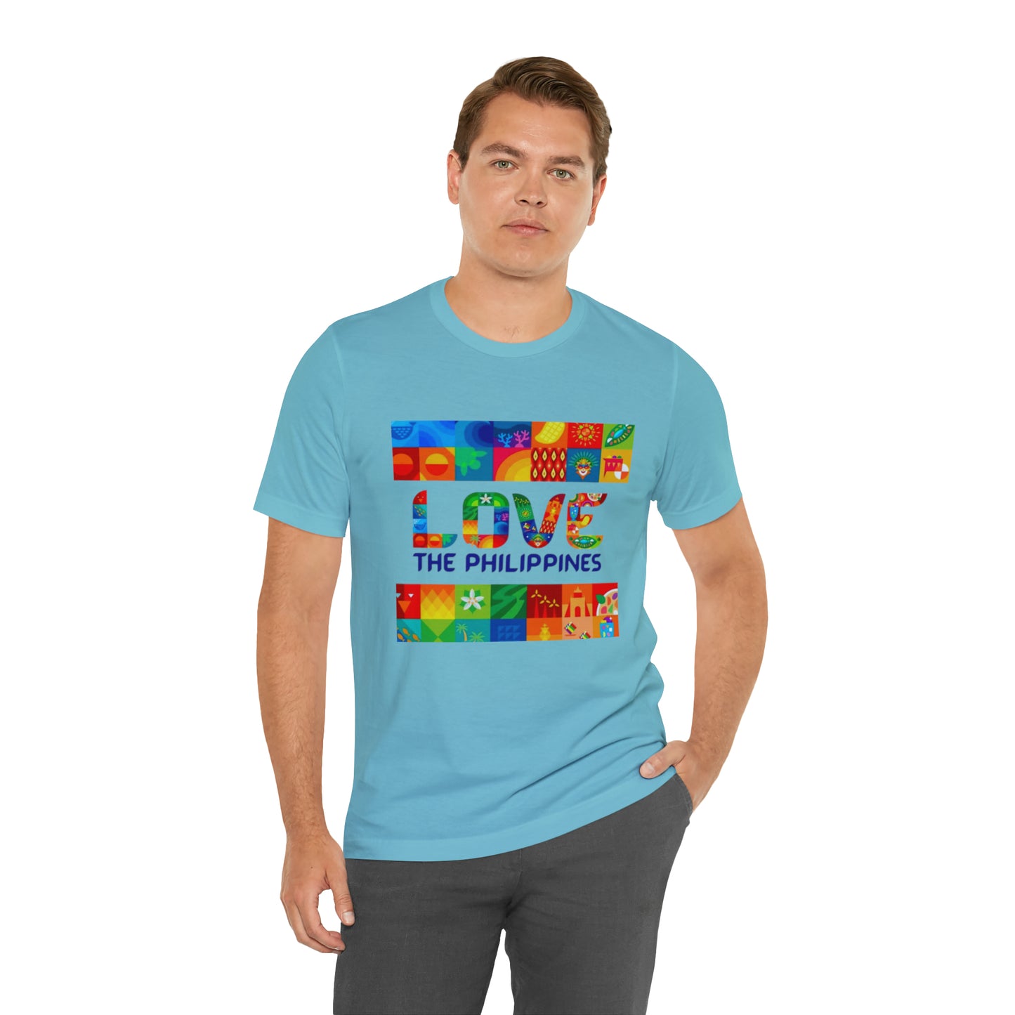 Love the Philippines Shirt , Filipino Shirt, Pinoy Shirt, Philippine Apparel