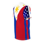 Philippines USA Mixed Flag Theme Unisex Shirt } Filipino American Friendship Shirt | Multi Cultural Shirt
