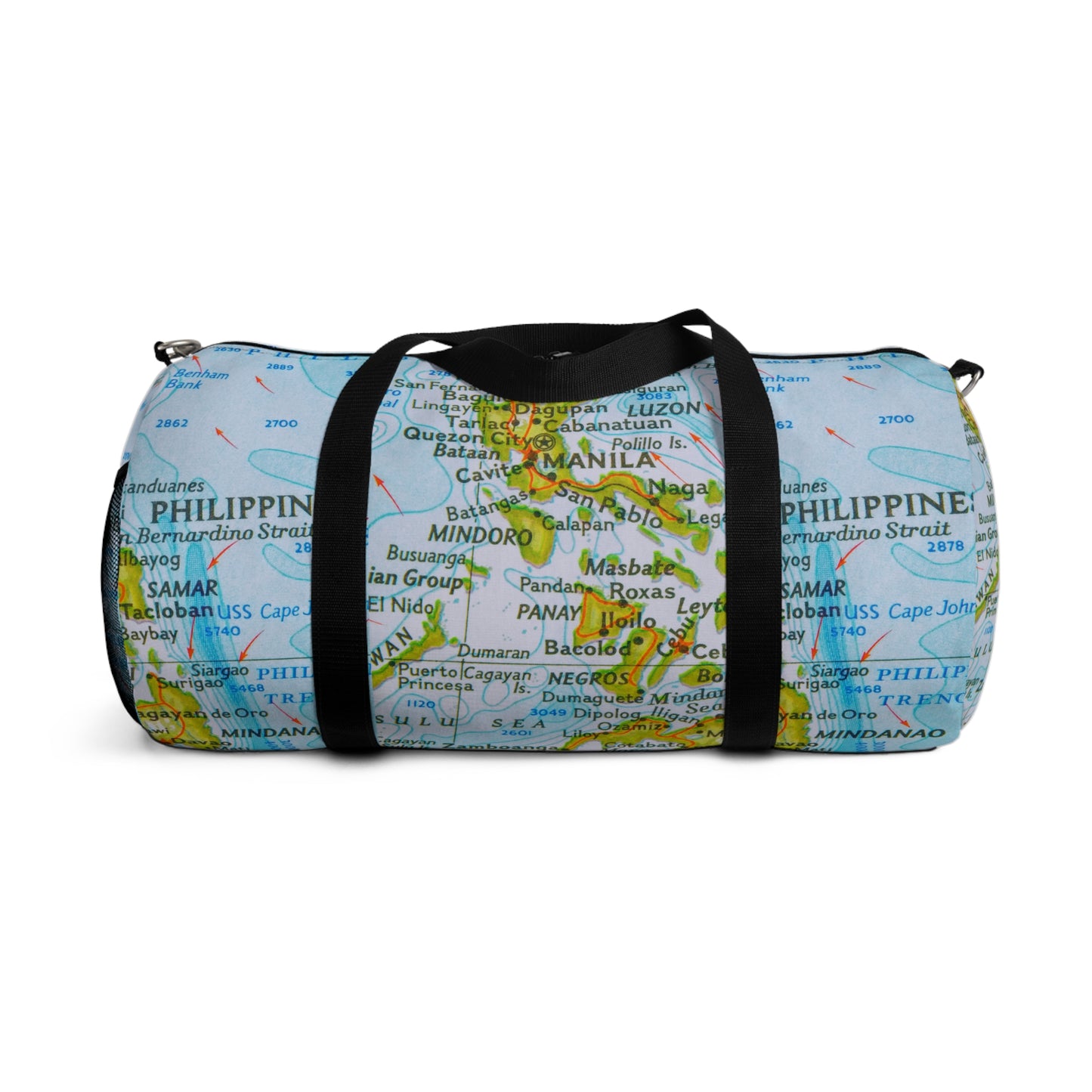 Philippine map Duffel bag | Crisply Printed Filipino Duffel bag | Filipino Summer travels Duffel bag