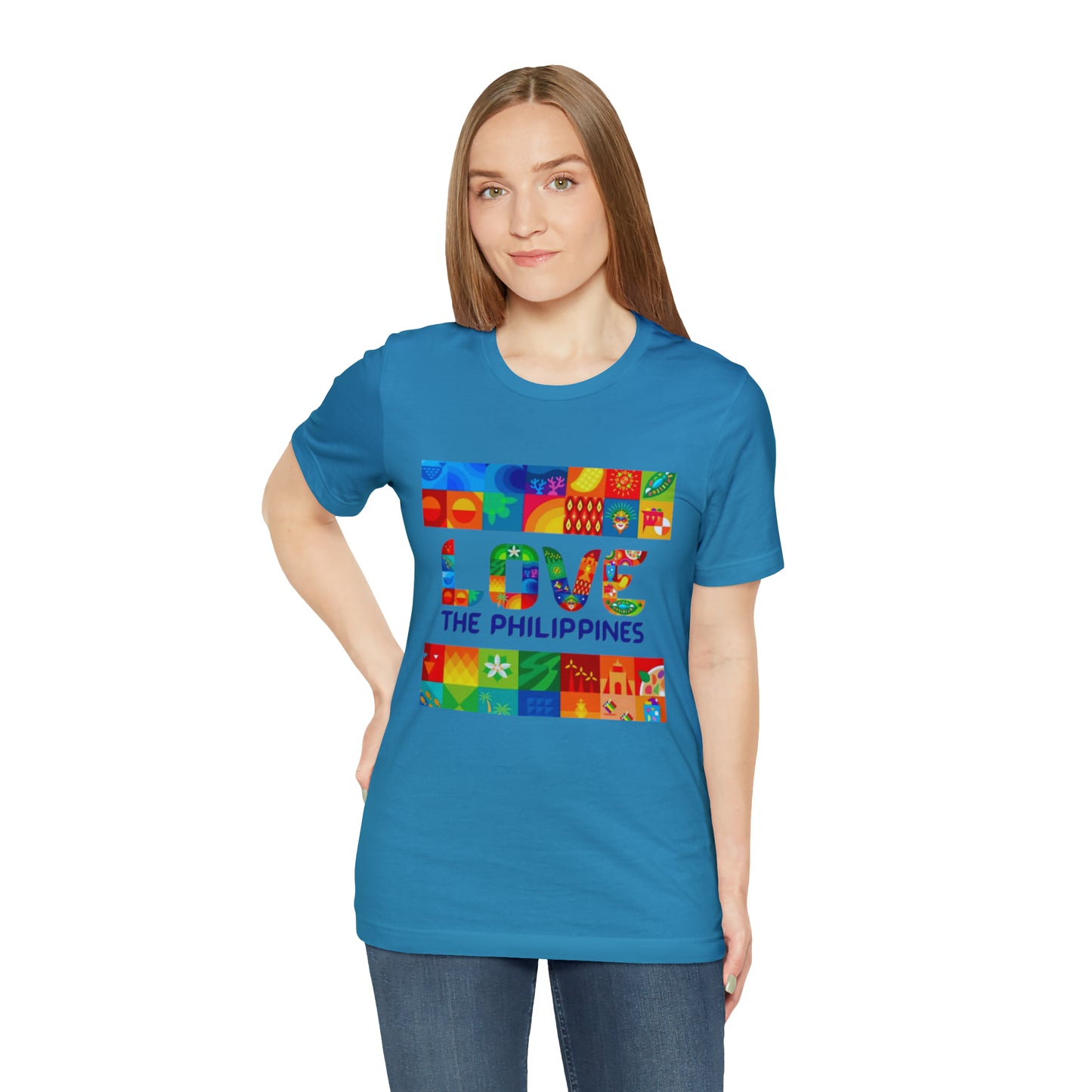 Love the Philippines Shirt , Filipino Shirt, Pinoy Shirt, Philippine Apparel