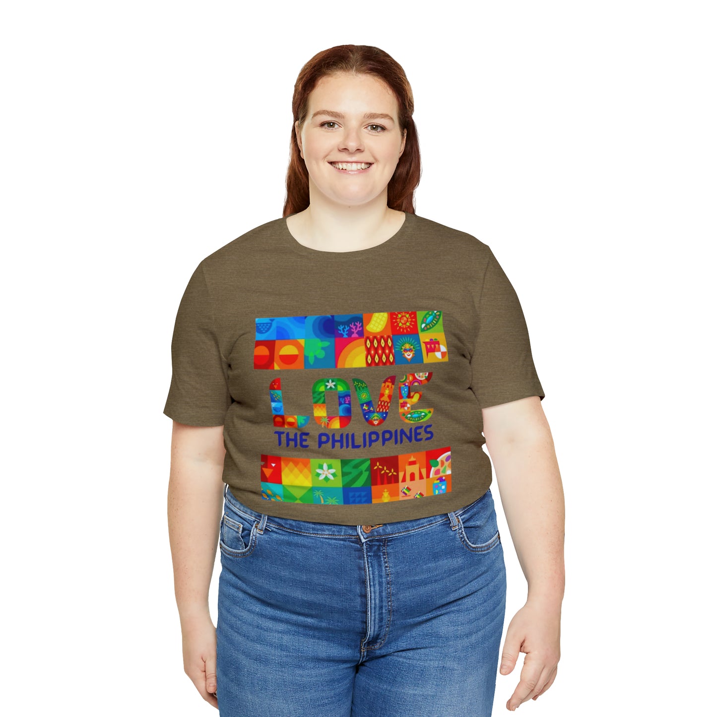 Love the Philippines Shirt , Filipino Shirt, Pinoy Shirt, Philippine Apparel