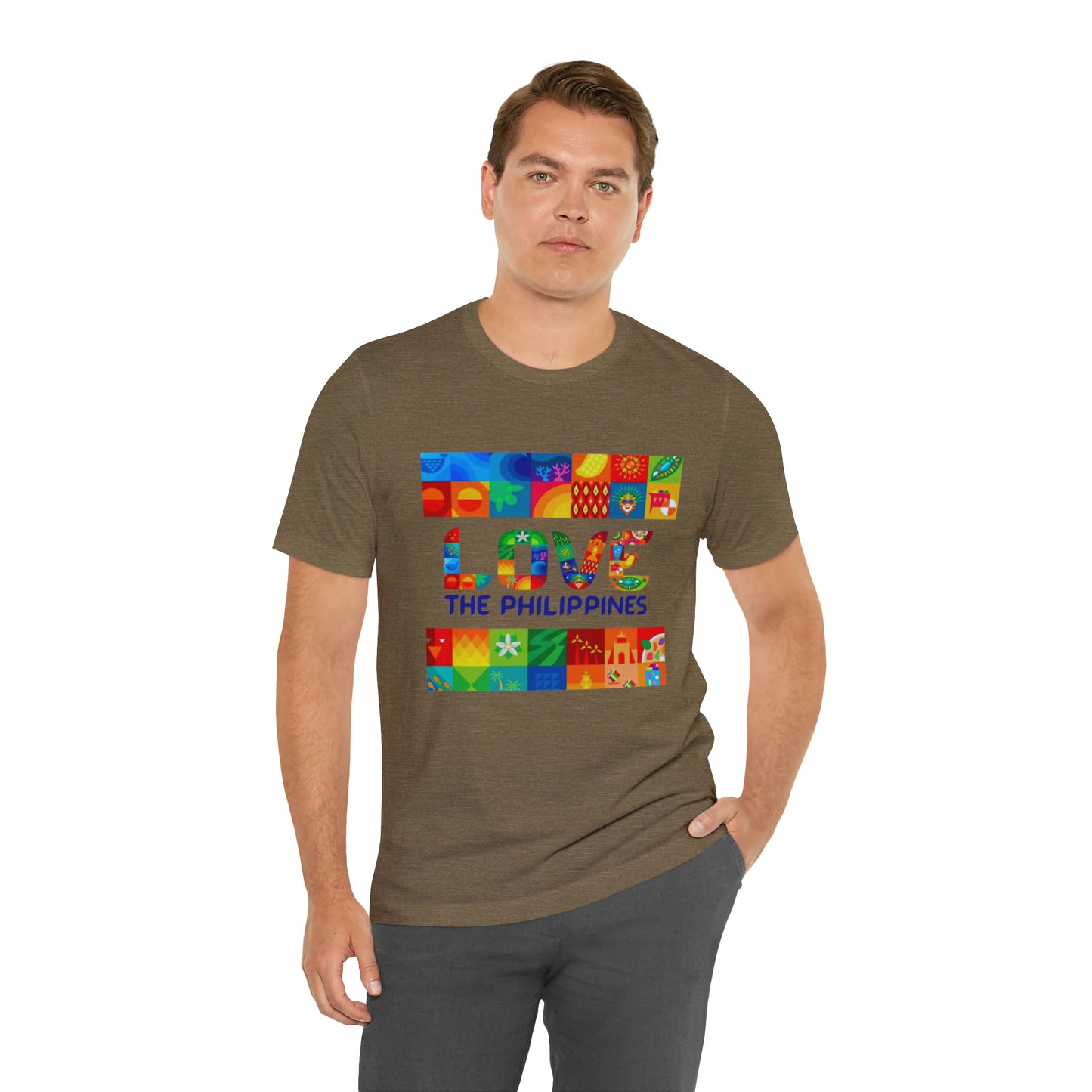 Love the Philippines Shirt , Filipino Shirt, Pinoy Shirt, Philippine Apparel