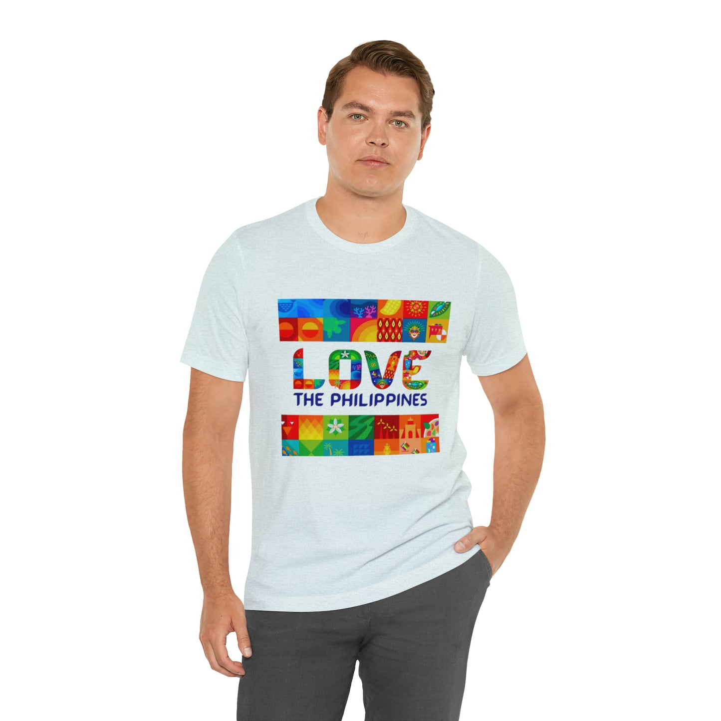 Love the Philippines Shirt , Filipino Shirt, Pinoy Shirt, Philippine Apparel