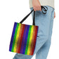 Pride LGBT Rainbow Tote Bag | Rainbow Flag LGBT Bag Crisply Printed