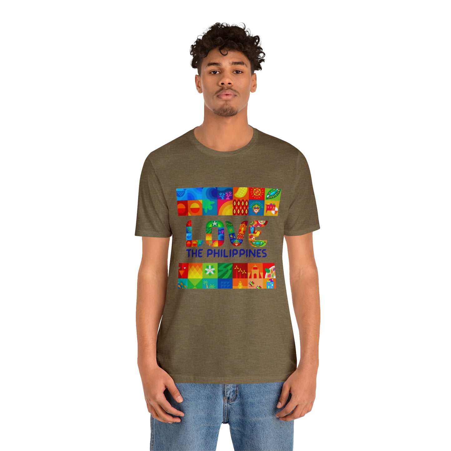 Love the Philippines Shirt , Filipino Shirt, Pinoy Shirt, Philippine Apparel