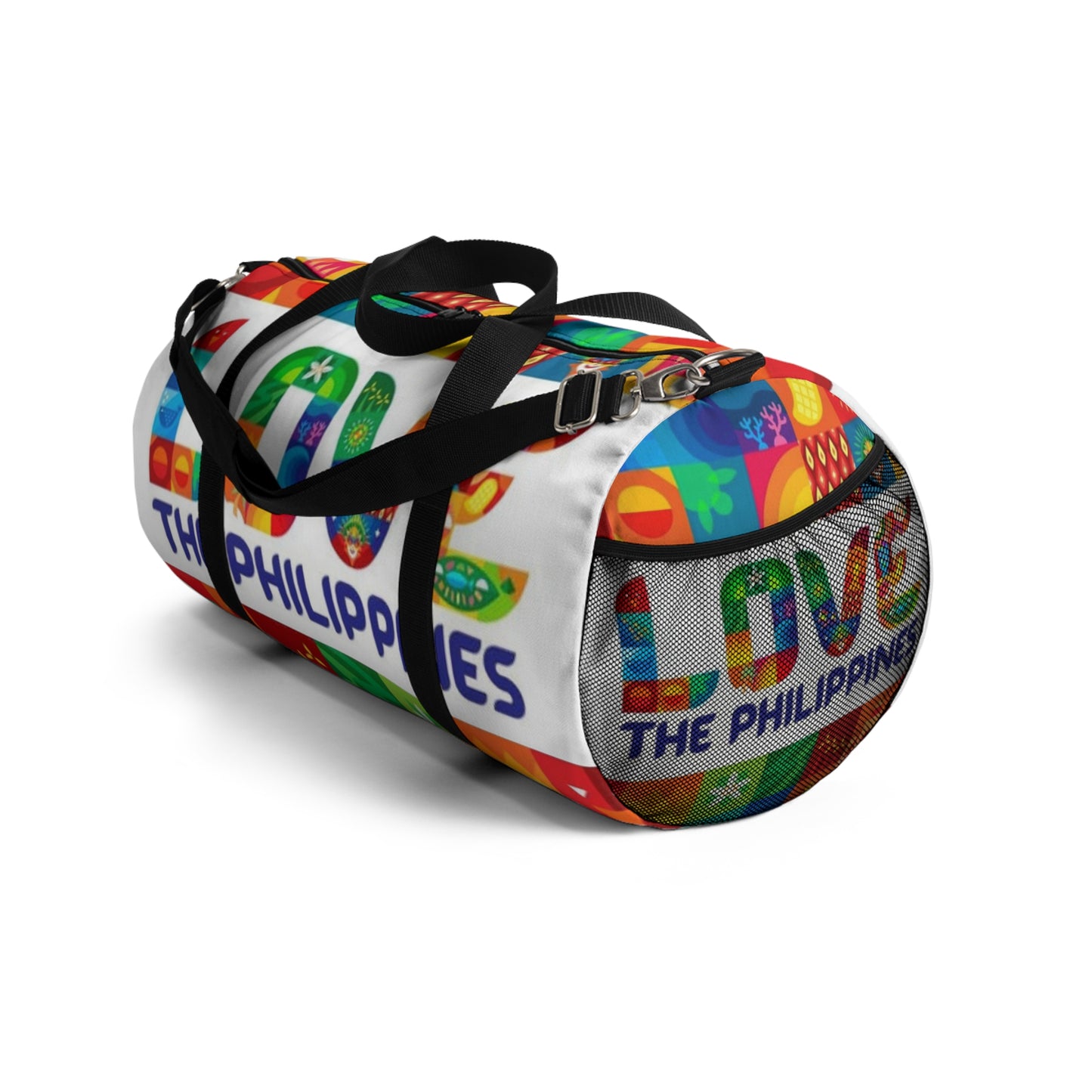 Philippines Filipino "Love the Philippines" Duffel bag | Philippine Travel Bag | Crisply Printed | College Duffel bag