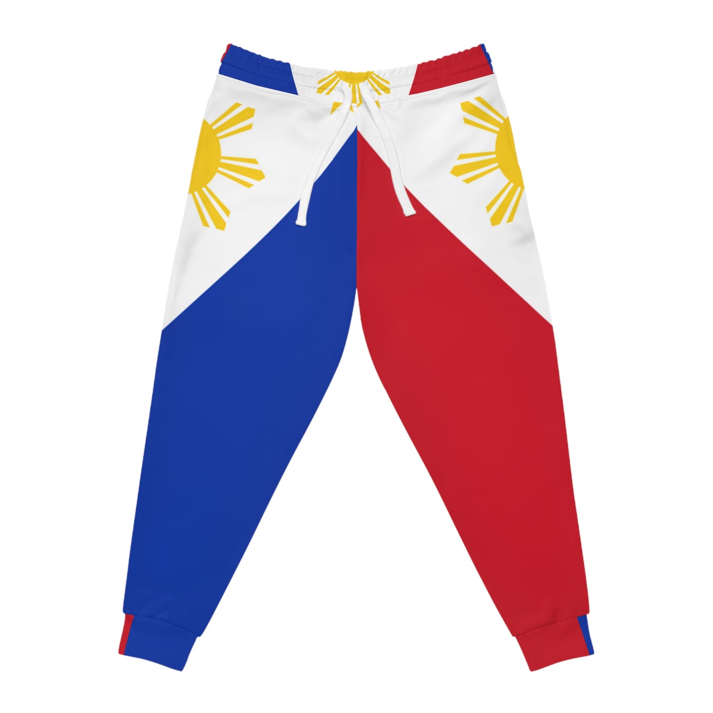 Philippines Filipino Flag Inspired Athletic Joggers | Multi Cultural Filipino Clothing | Philippine Independence Day Attire.