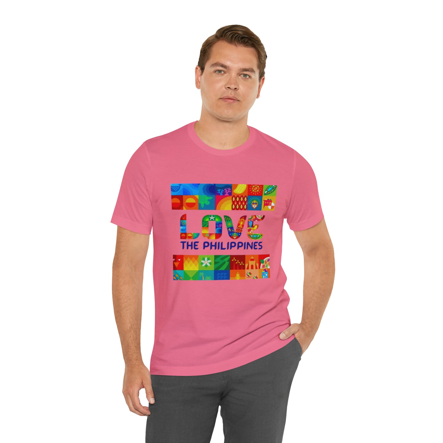 Love the Philippines Shirt , Filipino Shirt, Pinoy Shirt, Philippine Apparel
