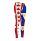Philippines Canada Mixed Flag Women's  Casual Leggings
