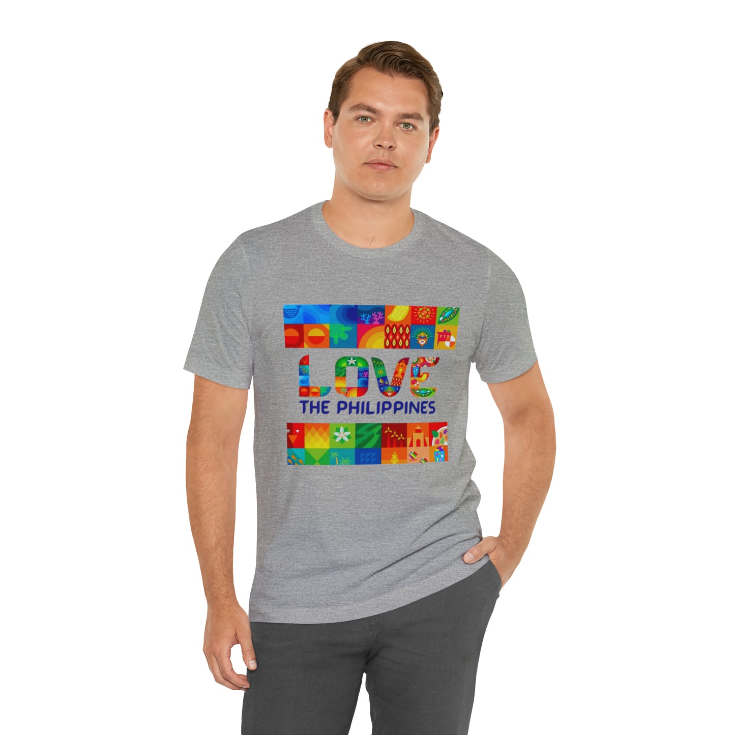 Love the Philippines Shirt , Filipino Shirt, Pinoy Shirt, Philippine Apparel