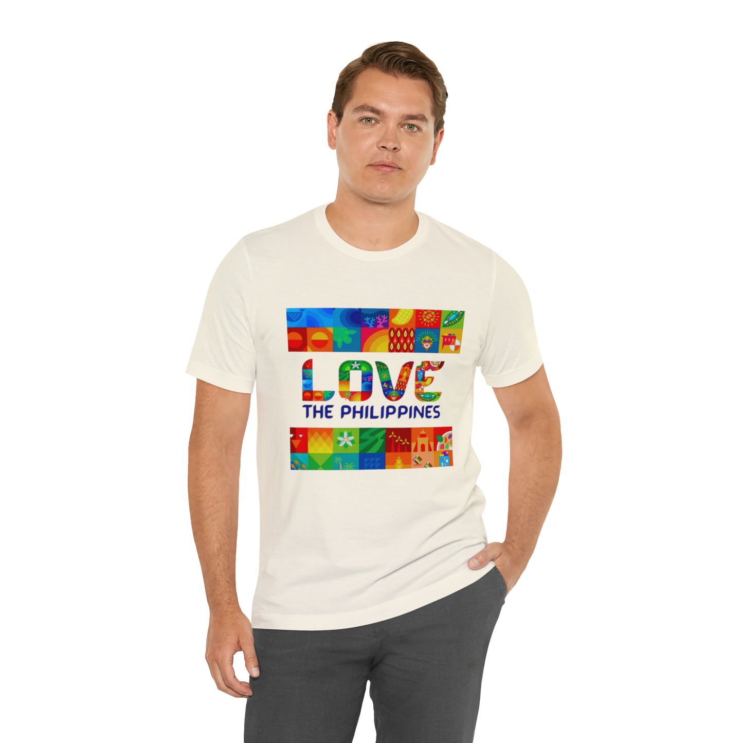 Love the Philippines Shirt , Filipino Shirt, Pinoy Shirt, Philippine Apparel