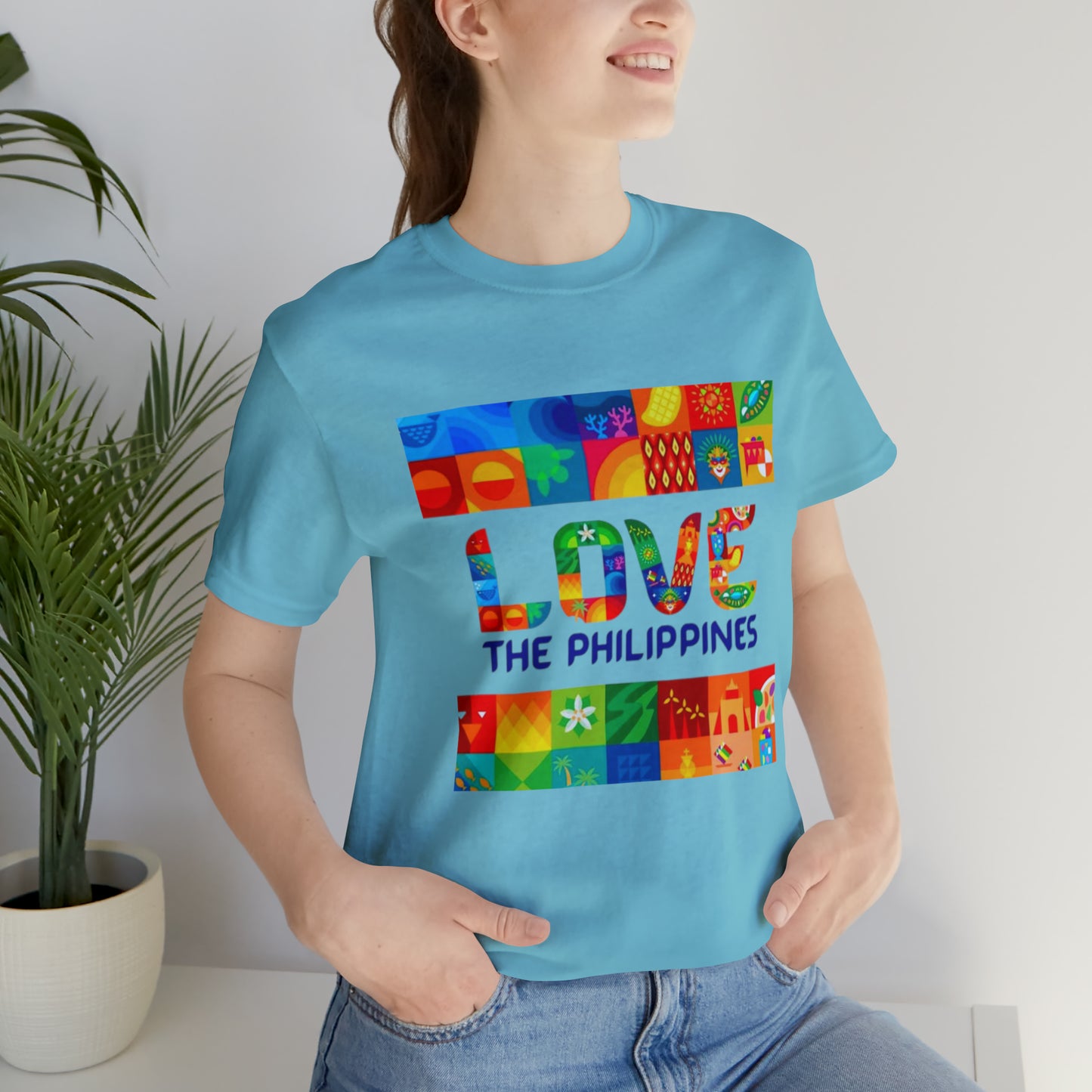 Love the Philippines Shirt , Filipino Shirt, Pinoy Shirt, Philippine Apparel