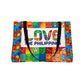 Philippines Filipino Love the Philippines Weekender Tote Bag | Crisply Printed Filipino Travel summer Bag