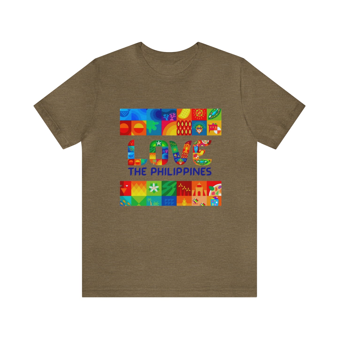 Love the Philippines Shirt , Filipino Shirt, Pinoy Shirt, Philippine Apparel