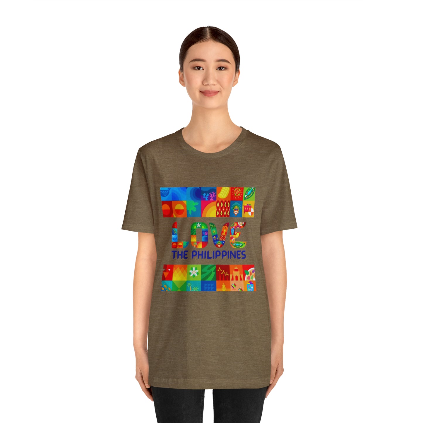 Love the Philippines Shirt , Filipino Shirt, Pinoy Shirt, Philippine Apparel